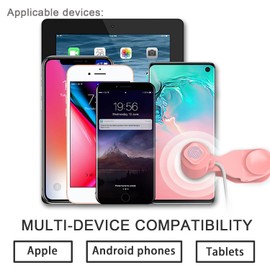 Auto Clicker for Phone Automatic Phone Screen Tapper, Simulated Finger Clicking USB Simulator for Gaming, Shopping, Giving a Like in Tiktok, Lightning Deal, Live Broadcasts, Reward Tasks (Pink)