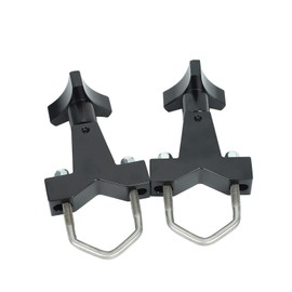 frperce Hi-Lift Jack Tube Mount for 2"-3.3" Round/Square Tube Compatible with Jeep RZR Offroad Polaris, Spare Tire Adjustable Jack Tube Mount Bracket