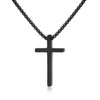 GAVU Men's Cross Pendant Necklace Jesus Cross Chain Gold Silver