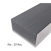 Coolotic 1 Pack 150x69x36mm Cooling Fin Heatsink Aluminum Heat Radiator