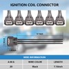 Performance Master Set of 6 Ignition Coils Pack & Pigtail