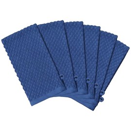 Cotton Craft Guantes Baño Exfoliantes Juego Toalla Tela Gofre Spa Europeo 100 Algodón Ducha Corporal Lazo Colgar Agradable Piel Sensible