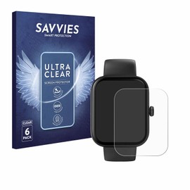 Savvies 6 Pack Screen Protector compatible with Hama Fit Watch 5000 Protection Film Clear