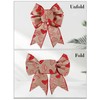SIMISI RIBBON Burlap Wreath Bow Valentine's Day Red Heart Bows