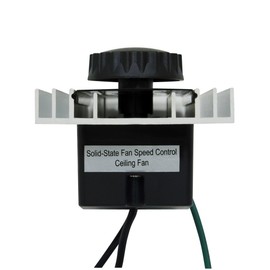 iLIVING ILG8SFSC Solid State Variable Adjustable Precision Fan Speed Controller 120V 8A , Black