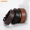 WHIPPY Nickel Free Leather Belt for Men, TSA Approved Non
