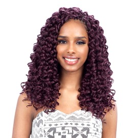 GOGO CURL 12" (1 Jet Black) - Freetress Synthetic Braid Crochet Bulk Braiding Hair