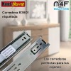 Handyhome Corredera Cajón Handy Home 25cm X 4.5cm 1paquete 2pz