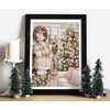 Luca-S Cross-Stitch Kit Santa in White Coat, Counted Cross-Stitch Kit