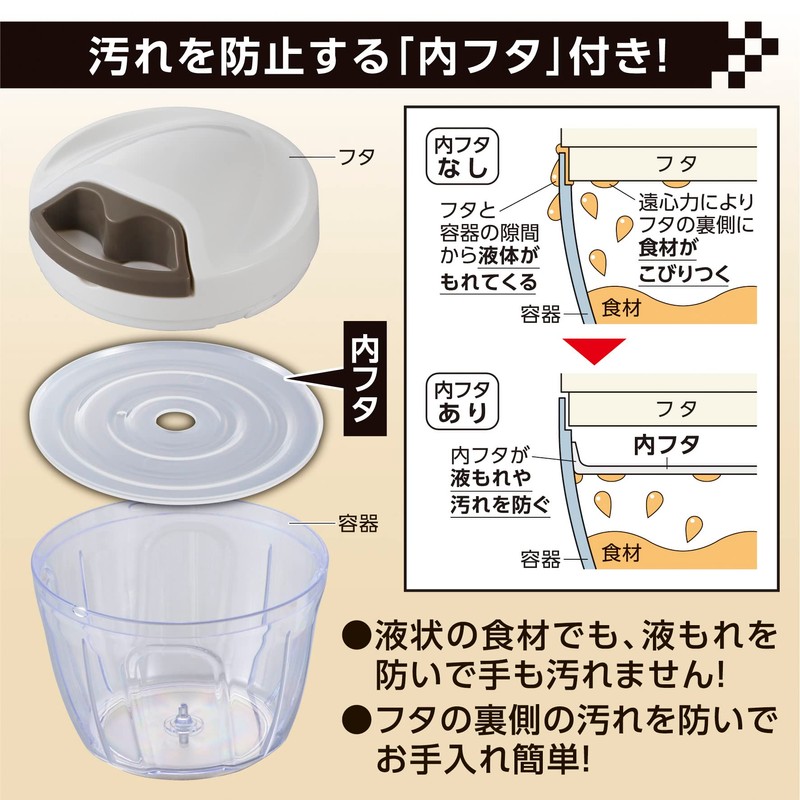 Takehara Can Chopper, Easy Chopper, Large Size, Diameter 4.9 x