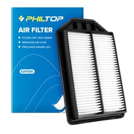 PHILTOP Engine Air Filter CA10344 Replacement for Honda CR-V 2007 2008 2009, L4 2.4L, Rigid Panel