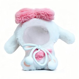 17cm Doll Clothes Set - Clothes for Dolls Outfit and Accessories for 6.7 Inches Doll Clothes, Bow Hat + Fluffy Coat, Adorable Dress Up Clothes for Dolls (No Doll)