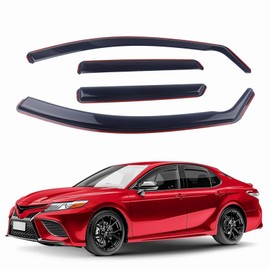 ZZDSNJ in-Channel Rain Guards 4-Piece Compatible with 2018-2024 Toyota Camry Window Visors Side Window Deflectors Vent Visor Shield Shade