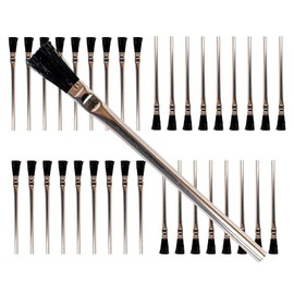 Vermeer Acid Brushes - 36-Count - 3/8" Boar Hair Acid Flux Brushes for Glue, Oil, Grease, Primer, Cleaning - Home & Industrial Use