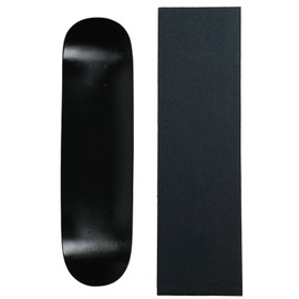 Moose Blank Skateboard Deck 7.0" DPD Black Skateboards