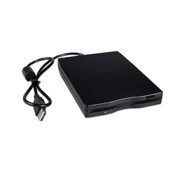 AIMALL 3.5" External USB Floppy Disk Drive 1.44MB - Portable FDD for Laptops, PCs - Compatible with Windows & Mac OS - High-Speed Data Transfer