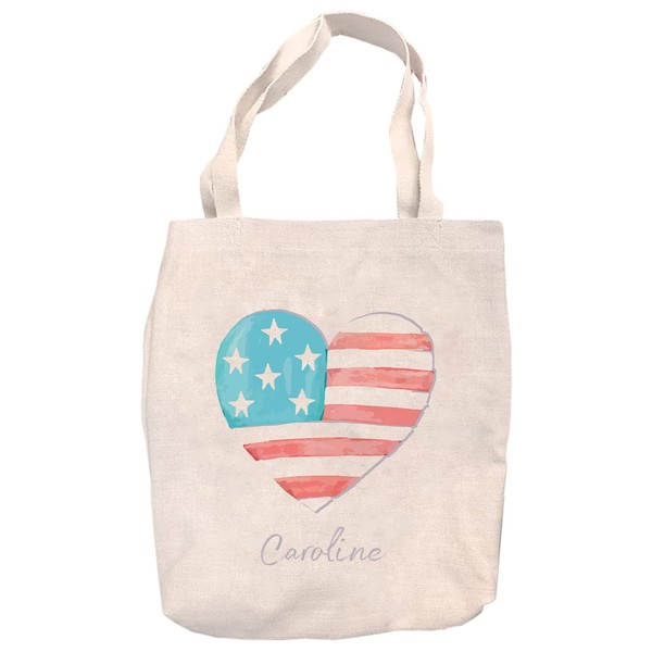 Pattern Pop - Personalized Patriotic Tote Bag - 4th of