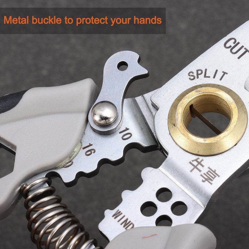 7 Inch Wire Stripper Tools Electrical Wire Cutter Crimper,9 in