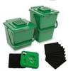 Resinta 8 Pack Activated Carbon Compost Caddy Filters Kitchen Compost