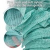 Back Scrubber for Shower, Qewro Loofah on a Stick as