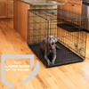Rampart Signature Series Dog Crate with Divider, Double Doors, Double