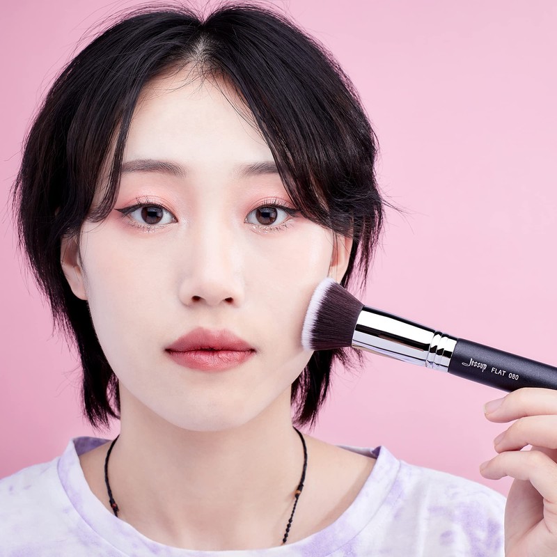 Jessup Kabuki Foundation Brush Professional Face Brush Cosmetic Brush Synthetic