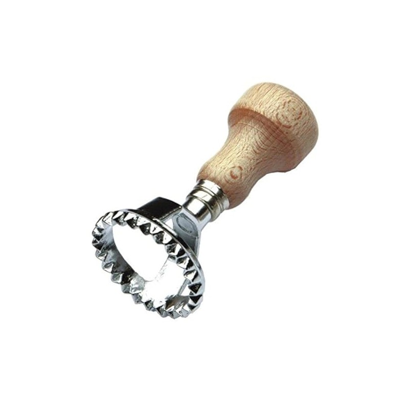 Tredoni 2.5" Round Ravioli Pasta/Dough Stamp Cutter (6.4 cm =