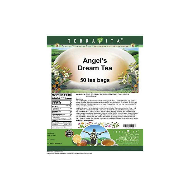 Angel's Dream Tea (50 tea bags, ZIN: 510315)