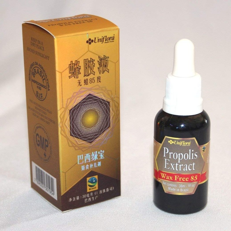 Uniflora Brazilian Green Bee Propolis Liquid Extract – Wax-Free 85%