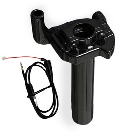 Swsdee Throttle Grip with Throttle Cable Replacement, 22mm, for 50cc-250cc Dirt Bike, ATV, Quad