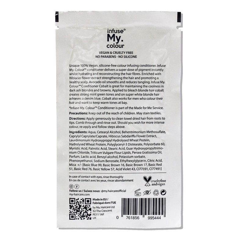 infuse my. colour Cobalt Conditioner for Unisex - 15 ml