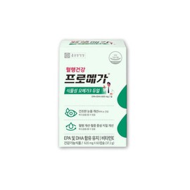 Promega Chong Kun Dang Health Promega Vegetable Omega-3 Dual 620mg x 60 capsules 1 box SJ / 프로메가 종근당건강 프로메가 식물성 오메가3 듀얼 620mg x 60캡슐 1박스 SJ