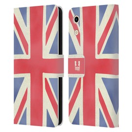 Head Case Designs Union Jack London Best Leather Book Wallet Case Cover Compatible With Honor Play 8A