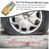SUPVOX 3sets Tire Pressure Warning Caps Pressure Measurement for Enhanced