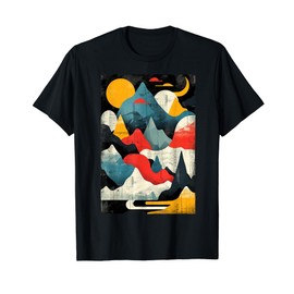 Artsy Lugist on Abstract Art Luge T-Shirt