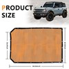 Sukemichi Sunshade for Ford Bronco,Mesh Sun Shade Bikini Top Cover