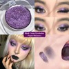 Glitter Eyeshadow Purple Shimmer Black Cream Eye Shadow, Soft Smooth