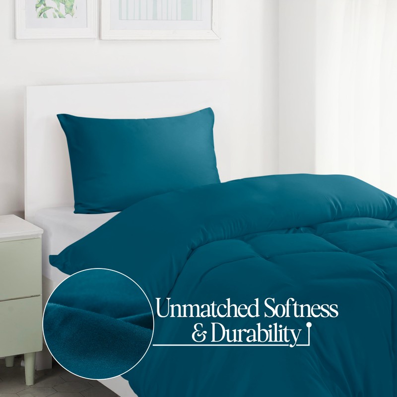 Utopia Bedding Single Duvet Cover Set - Soft Microfibre Polyester