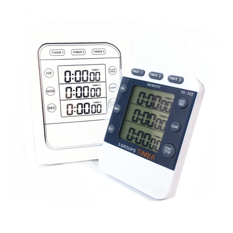 Gatuida No Ticking Dual Timer Digital Visual Stopwatch Display Referee