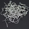 100 Pcs / 50 Pairs 925 Sterling Silver Earring Hooks,