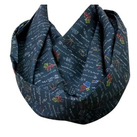 Di Capanni Math infinity scarf for woman engineers teacher nerds algebra Mathematics accessories for her geeky student