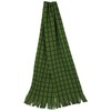 Rotfuchs Scarf Knitted Scarf Raschel Scarf Checked Fashionable 100% Wool