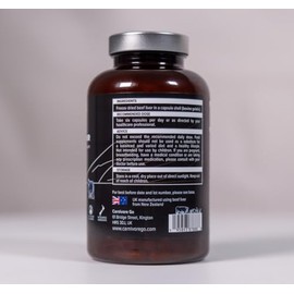 Grass Fed Beef Liver Capsules - 3X Pack, 180 x 500mg - UK Made