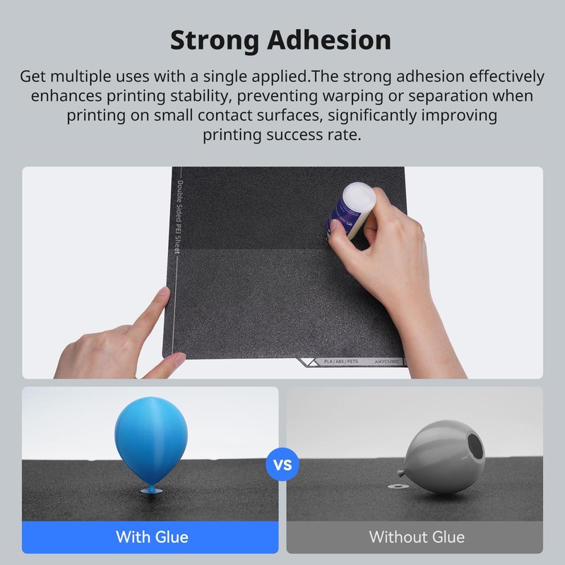 Anycubic 3D Printer Bed Adhesive Glue, Perfect First Layer Adhesion,