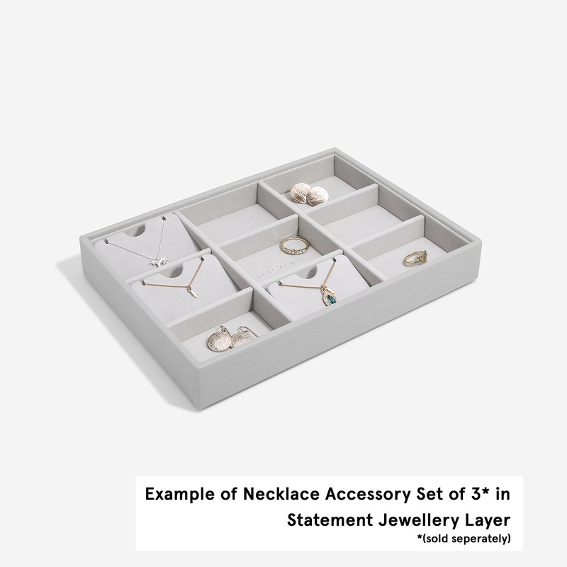 Stackers Pebble Grey Classic Statement Earring Jewellery Layer