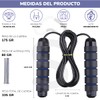 Cuerda para saltar con peso integrado mango antideslizante tamaño ajustable