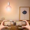 ONEWISH Large LED Bulb,G150 Pink Globe Decorative Bulbs,Warm White 2700K