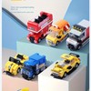 SCTCACR Cartoon car Model Assembly Building Blocks with Acrylic PVC