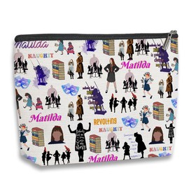 kdxpbpz Musical Inspired Gift Television Gift Comedy Tragedy Mask Theatre Drama Cosmetic Bag Musical Theatre Gift Travel Toiletry Makeup Organizer Zipper Pouch