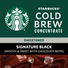 Starbucks Cold Brew Coffee Concentrate, Sweetened Signature Black Iced Coffee,
